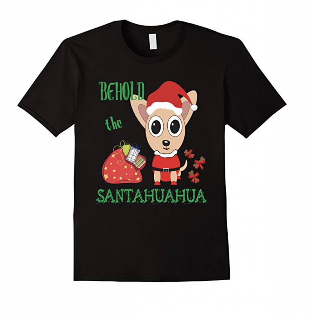 Santa Chihuahua Tshirt